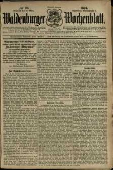 Waldenburger Wochenblatt, Jg. 40, 1894, nr 23