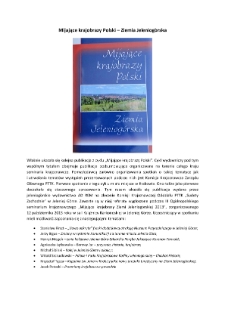 Mijające krajobrazy Polski - Ziemia Jeleniogórska - publikacja [Dokument elektroniczny]