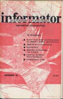 Informator Kulturalny i Turystyczny Województwa Jeleniogórskiego, 1981, nr 11 (57)