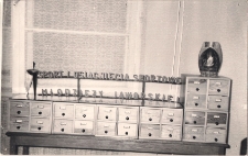 Wystawa biblioteczna "Sport i osiągnięcia sportowe młodzieży jaworskiej" 1970 r., zdjęcie 1