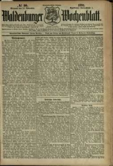 Waldenburger Wochenblatt, Jg. 37, 1891, nr 90