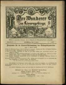 Der Wanderer im Riesengebirge, 1892, nr 116
