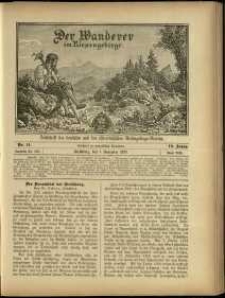 Der Wanderer im Riesengebirge, 1899, nr 11