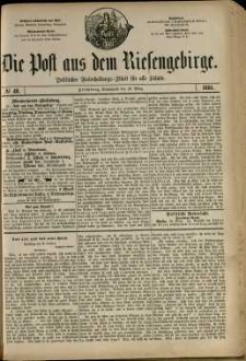 Die Post aus dem Riesengebirge, 1881, nr 48