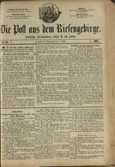 Die Post aus dem Riesengebirge, 1881, nr 59