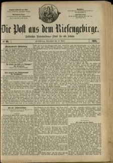 Die Post aus dem Riesengebirge, 1881, nr 66