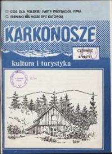 Karkonosze: Kultura i Turystyka, 1991, nr 6 (166)