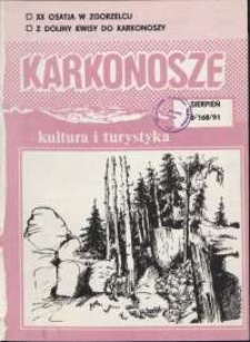 Karkonosze: Kultura i Turystyka, 1991, nr 8 (168)