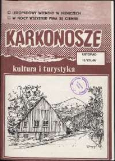 Karkonosze: Kultura i Turystyka, 1991, nr 11 (171)