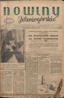 Nowiny Jeleniogórskie : tygodnik ilustrowany ziemi jeleniogórskiej, R. 1, 1958, nr 1