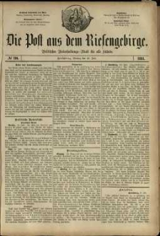 Die Post aus dem Riesengebirge, 1881, nr 110