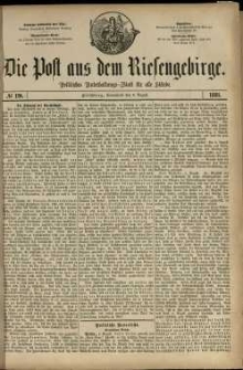 Die Post aus dem Riesengebirge, 1881, nr 120