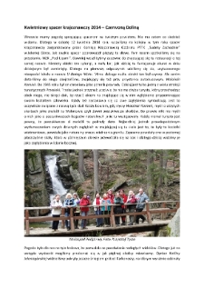 Kwietniowy spacer krajoznawczy 2014 – Czerwoną Doliną [Dokument elektroniczny]