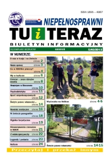 Niepełnosprawni Tu i Teraz : biuletyn informacyjny, 2012, nr 5 (48) [Dokument elektroniczny]