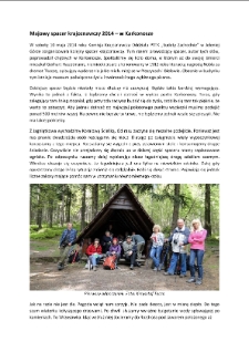 Majowy spacer krajoznawczy 2014 – w Karkonosze [Dokument elektroniczny]