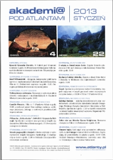 Akademia pod Atlantami, 2013, styczeń