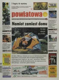 Gazeta Powiatowa - Wiadomości Oławskie, 2009, nr 36 (852)