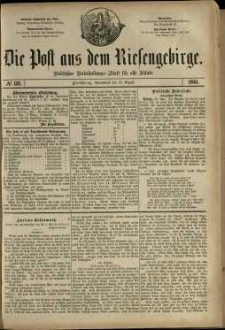 Die Post aus dem Riesengebirge, 1881, nr 132