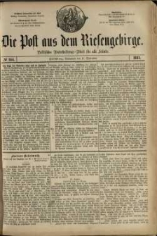Die Post aus dem Riesengebirge, 1881, nr 144
