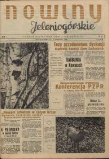 Nowiny Jeleniogórskie : tygodnik ilustrowany ziemi jeleniogórskiej, R. 1, 1958, nr 37