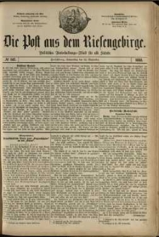 Die Post aus dem Riesengebirge, 1881, nr 147