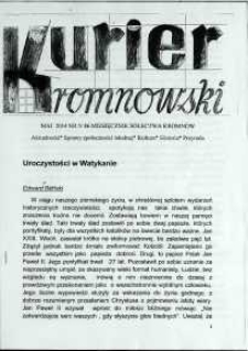Kurier Kromnowski. Miesięcznik Sołectwa Kromnów, 2014, nr 5 (86)