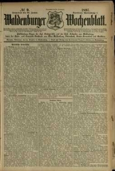 Waldenburger Wochenblatt, Jg. 43, 1897, nr 9