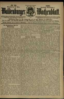 Waldenburger Wochenblatt, Jg. 43, 1897, nr 24