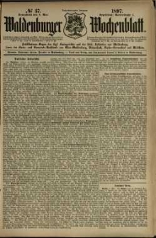 Waldenburger Wochenblatt, Jg. 43, 1897, nr 37