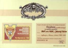 Inflacja w Polsce w latach 1989-1991 - dyplom w randze medalu pozłacanego, 1998 [Dokument życia społecznego]