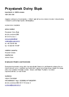 Przystanek Dolny Śląsk, 2014, nr 2 (3) (tekst) [Dokument elektroniczny]