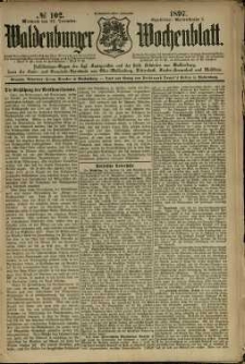 Waldenburger Wochenblatt, Jg. 43, 1897, nr 102
