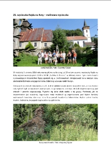 25. wycieczka Rajdu na Raty – malinowa wycieczka [Dokument elektroniczny]