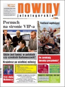 Nowiny Jeleniogórskie : tygodnik społeczny, R.52!, 2011, nr 32 (2720) [Dokument elektroniczny]