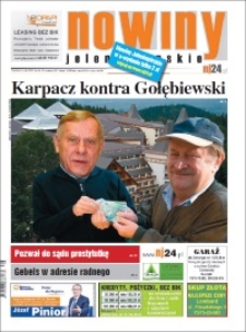 Nowiny Jeleniogórskie : tygodnik społeczny, R.52!, 2011, nr 39 (2727) [Dokument elektroniczny]