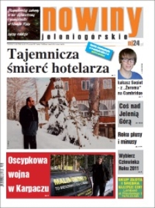 Nowiny Jeleniogórskie : tygodnik społeczny, R.52!, 2011, nr 52 (2740) [Dokument elektroniczny]