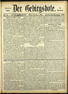 Der Gebirgsbote, 1899, nr 36 [5.05]