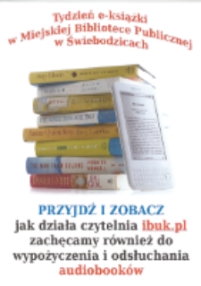 Tydzień e-książki w Miejskiej Bibliotece Publicznej