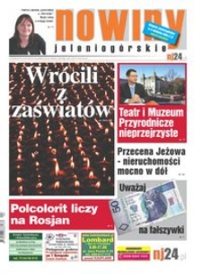 Nowiny Jeleniogórskie : tygodnik społeczny, R.54!, 2012, nr 44 (2784) [Dokument elektroniczny]