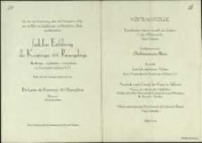 Festlichen Einführung des Kunstringes XIX Riesengebirge