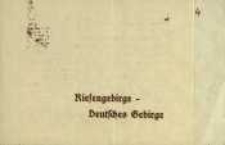 Riesengebirge - Deutsches Gebirge