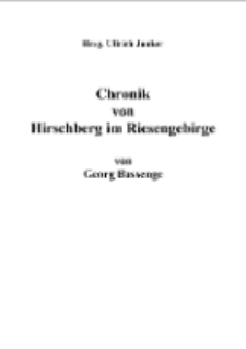 Chronik von Hirschberg im Riesengebirge [Dokument elektroniczny]