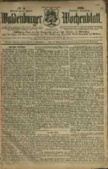 Waldenburger Wochenblatt, Jg. 42, 1896, nr 4