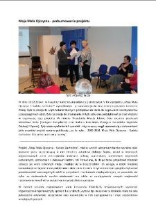 Moja Mała Ojczyzna - podsumowanie projektu [Dokument elektroniczny]