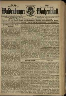 Waldenburger Wochenblatt, Jg. 43, 1897, nr 46