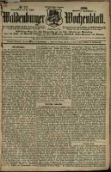 Waldenburger Wochenblatt, Jg. 42, 1896, nr 29