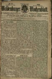 Waldenburger Wochenblatt, Jg. 42, 1896, nr 37