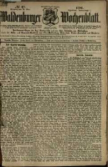Waldenburger Wochenblatt, Jg. 42, 1896, nr 40