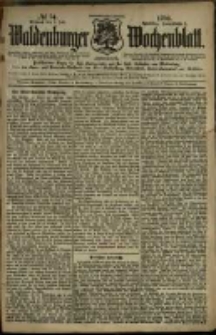 Waldenburger Wochenblatt, Jg. 42, 1896, nr 54