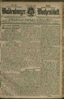 Waldenburger Wochenblatt, Jg. 42, 1896, nr 77